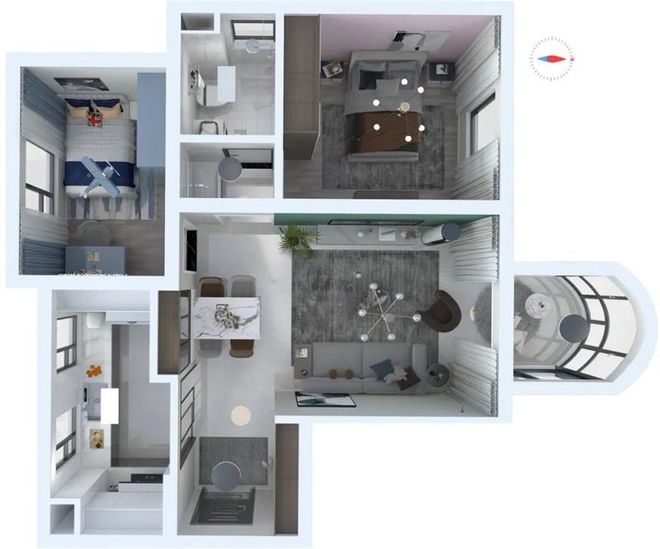 老兩口的生活叫人羨慕，93平米現(xiàn)代簡約裝修，立馬價值翻百倍！