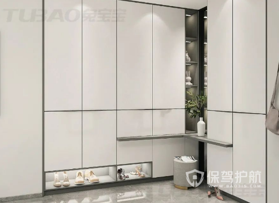 入戶鞋柜的設計要點有哪些?五款家居入戶鞋柜設計效果圖