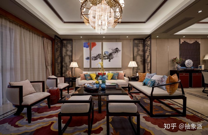 中式不一定要沉悶嚴肅，讓人眼前一亮的新中式裝修案例效果圖