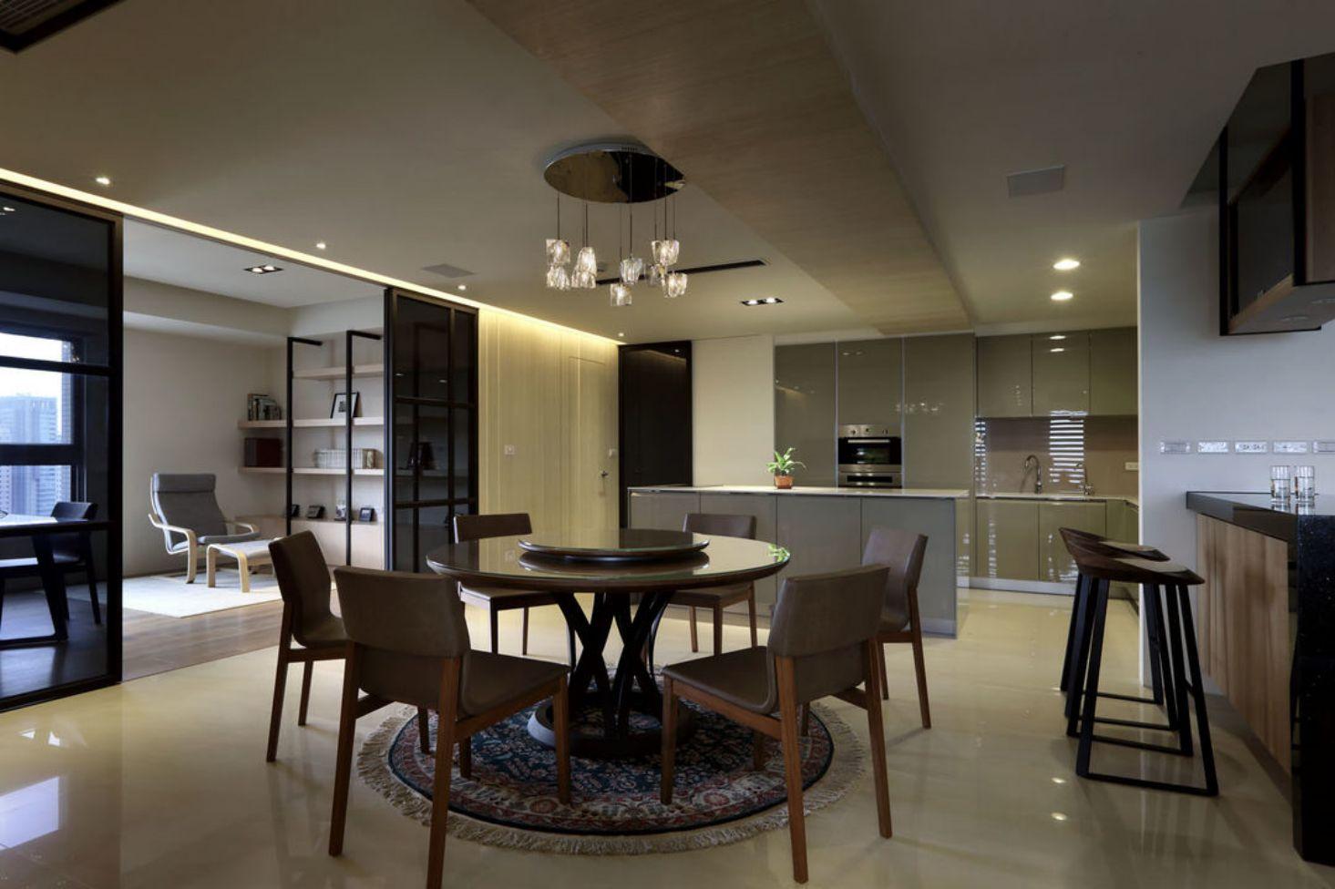 自助餐廳裝修效果工業(yè)風圖_住房裝修效果圖_住房地板裝修最新材料