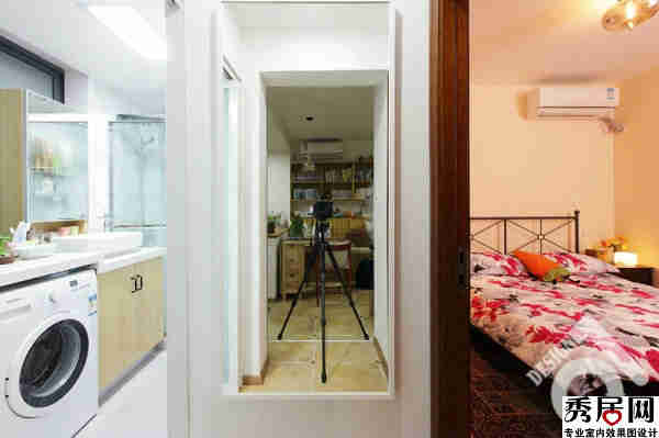 臥室?guī)l(wèi)生間中間墻掛鏡子風(fēng)水好不好 臥室?guī)鶋γ娓鼟扃R子裝修效果圖