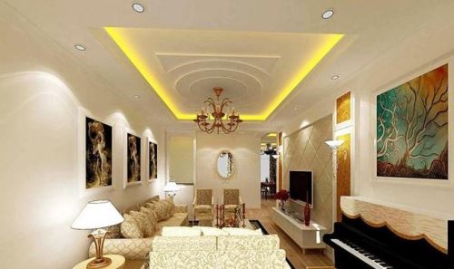 【太原客廳裝修】參考這6種方案，不吊頂也檔次感！