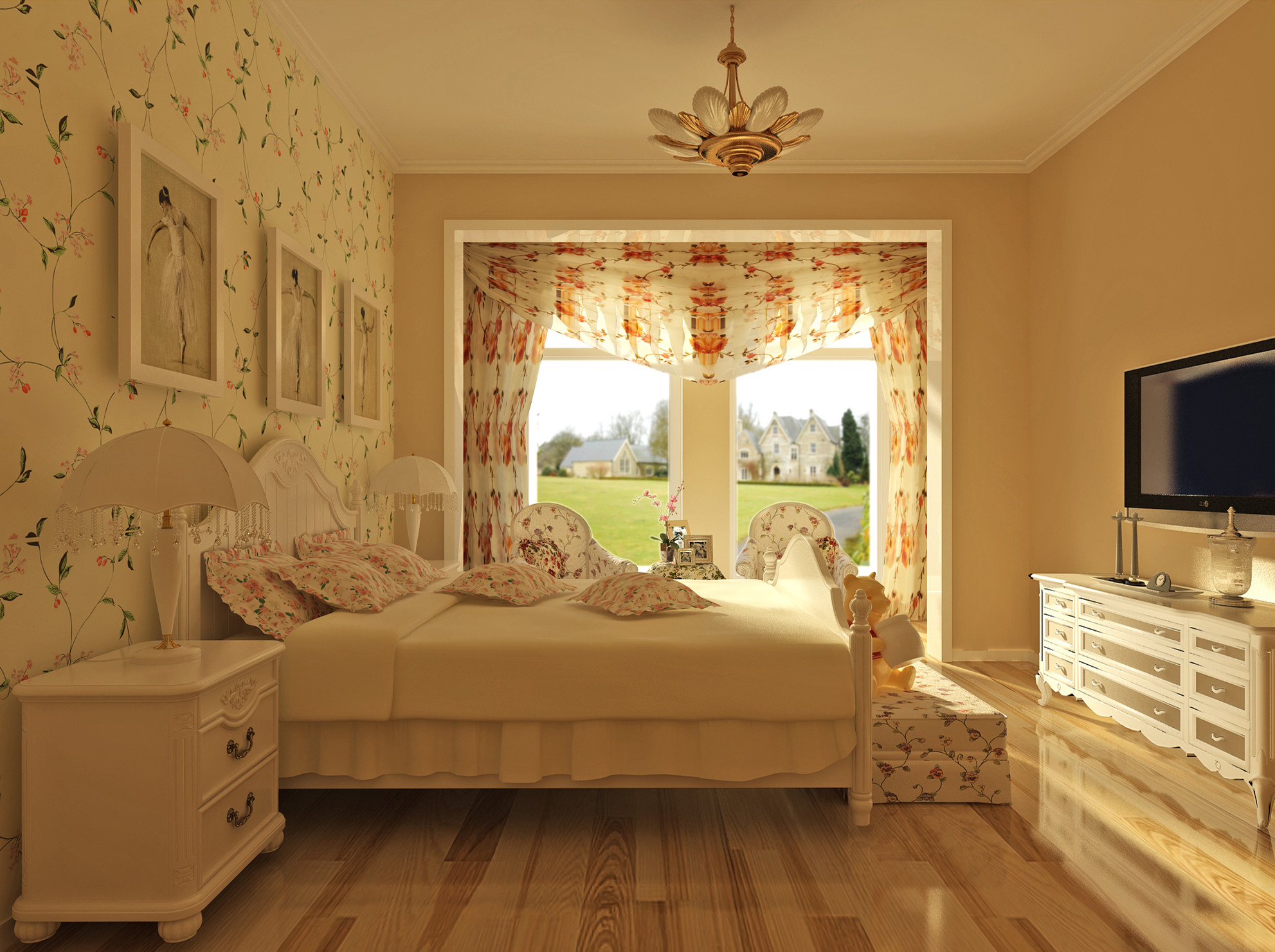 田園風(fēng)格裝修圖片大全，田園風(fēng)格裝修圖片案例