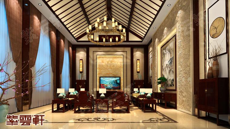 北京釣魚臺別墅豪宅古典中式風(fēng)格裝修案例，華美溫馨古典優(yōu)雅