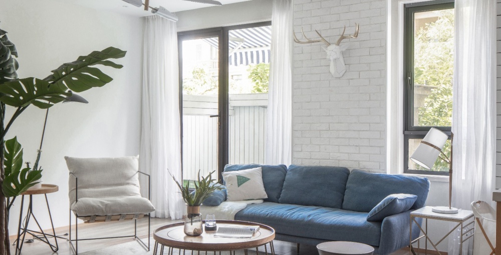 客廳沙發(fā)裝修效果圖原木空間設計丨本心北歐極簡客廳設計圖片賞析