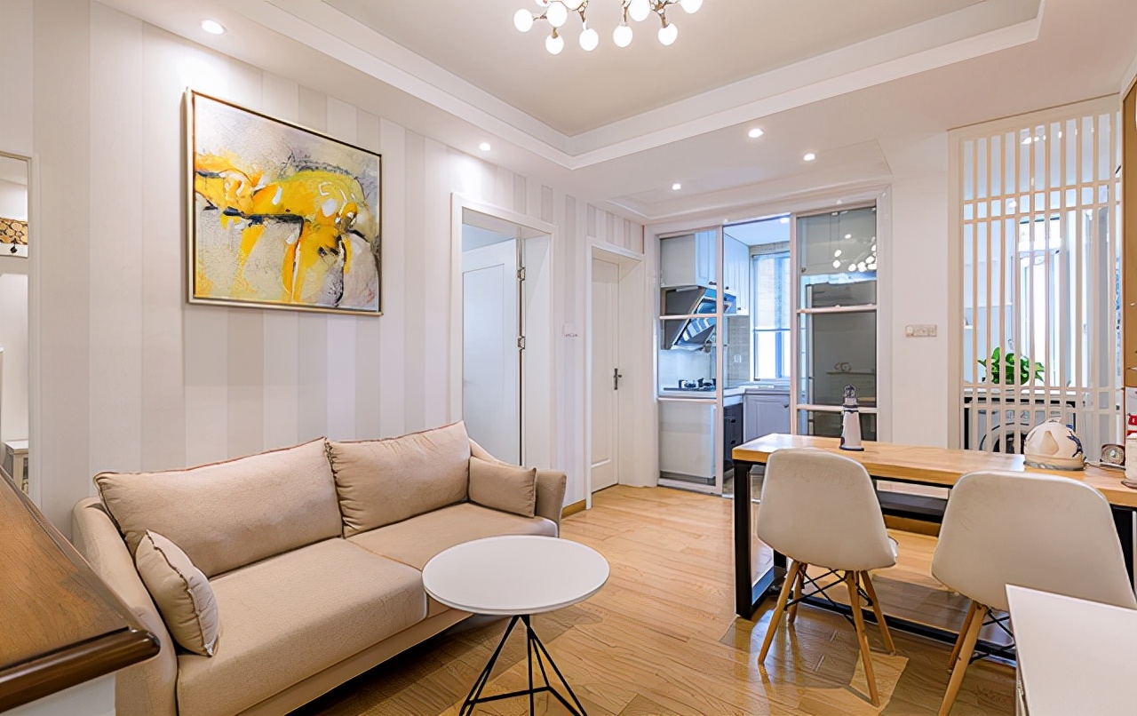 50平米兩室一廳裝修效果圖，小戶型裝修也要時尚有個性！