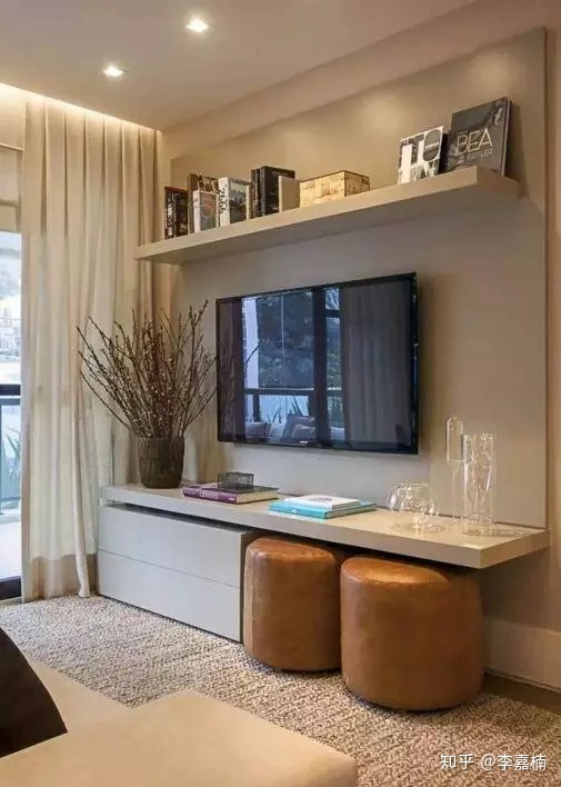 電視背景墻半墻裝修效果圖大全_電視墻裝修效果圖_門(mén)對(duì)著的墻裝修效果圖片