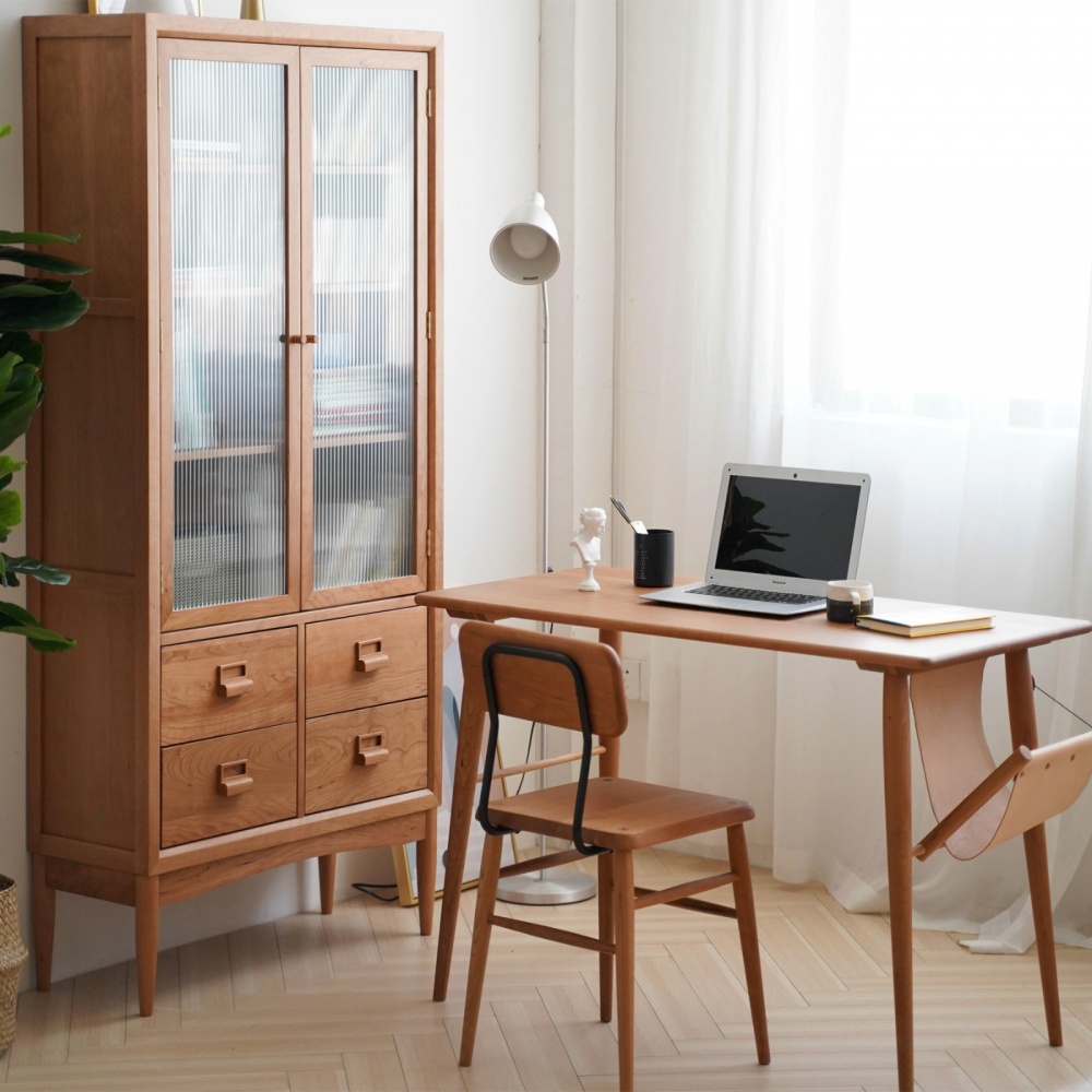 功能區(qū)裝修效果圖書房選用這些實木家具，打造閱讀日式功能區(qū)設(shè)計圖片賞析