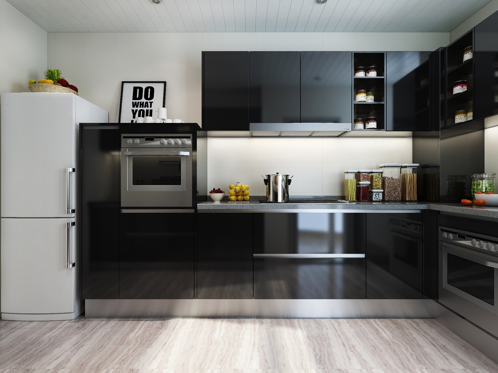 現(xiàn)代簡約主義廚房設(shè)計四大特點(diǎn)和六個基本思路