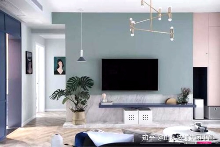 客廳墻三米六買(mǎi)多大電視_客廳長(zhǎng)度3米6墻上掛多大電視_客廳電視墻裝修設(shè)計(jì)