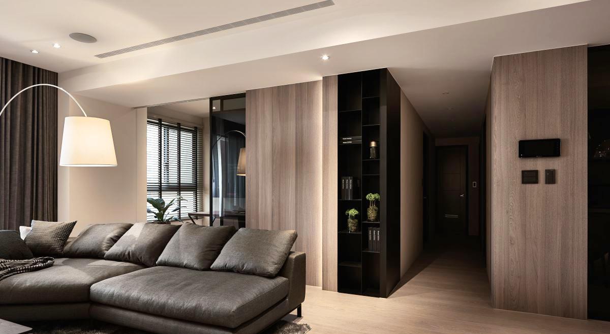 大平層簡(jiǎn)約后現(xiàn)代之風(fēng)，如此簡(jiǎn)單裝修也不失美感，真是神奇