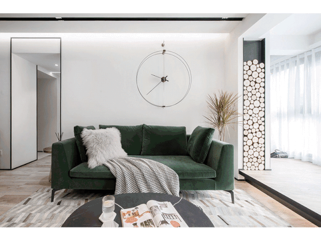 曬89㎡北歐風(fēng)公寓，混搭輕奢質(zhì)感的三室二廳二衛(wèi)設(shè)計(jì)，功能齊全還是小區(qū)最美的家