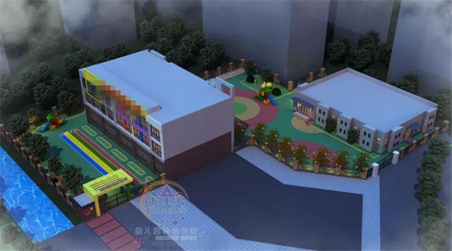 2000㎡歐式裝修效果圖，歸還孩子們最寶貴的童年