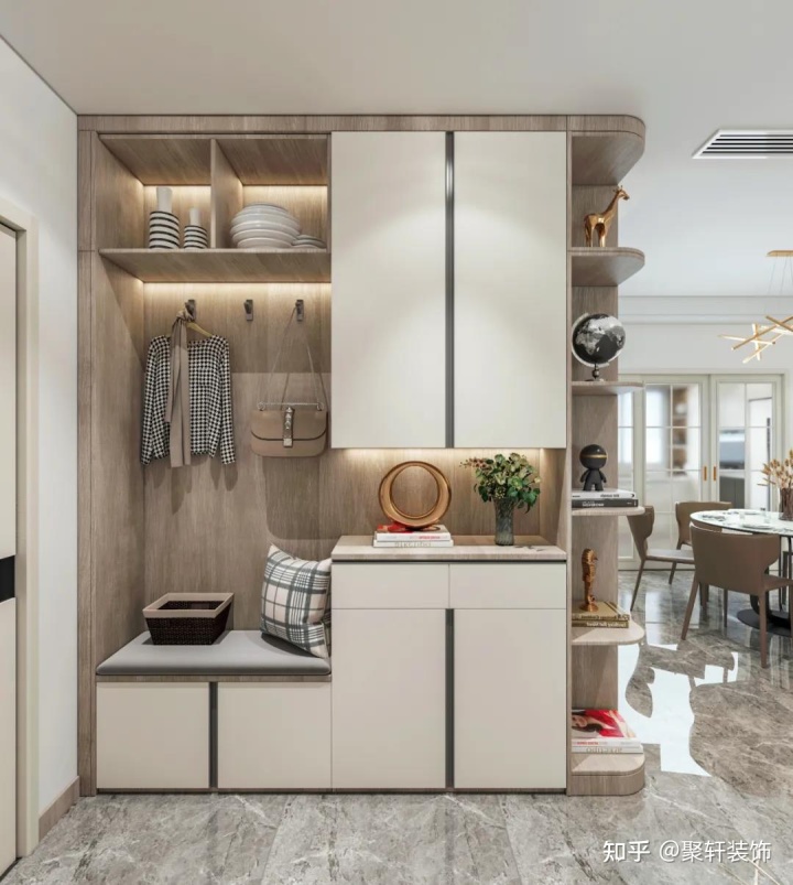 開(kāi)門(mén)見(jiàn)廳太尷尬，7種玄關(guān)隔斷裝修案例，進(jìn)門(mén)就讓人眼前一亮！