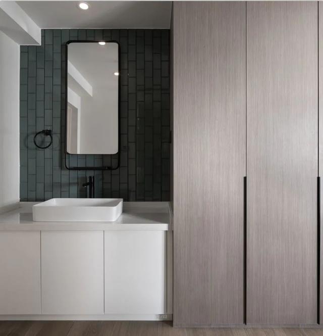 酒店公寓裝修效果圖(35㎡酒店式開(kāi)間單身公寓，半平米都沒(méi)浪費(fèi)，還裝得很有檔次)(圖3)