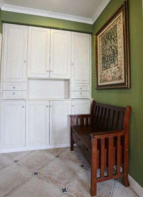 美式鞋柜圖片 美式鞋柜裝修效果圖 進門鞋柜效果圖大全圖片