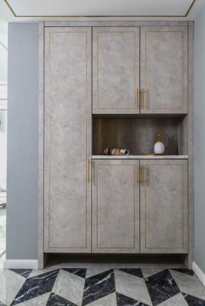 鞋柜設計圖片大全 進門鞋柜效果圖大全圖片