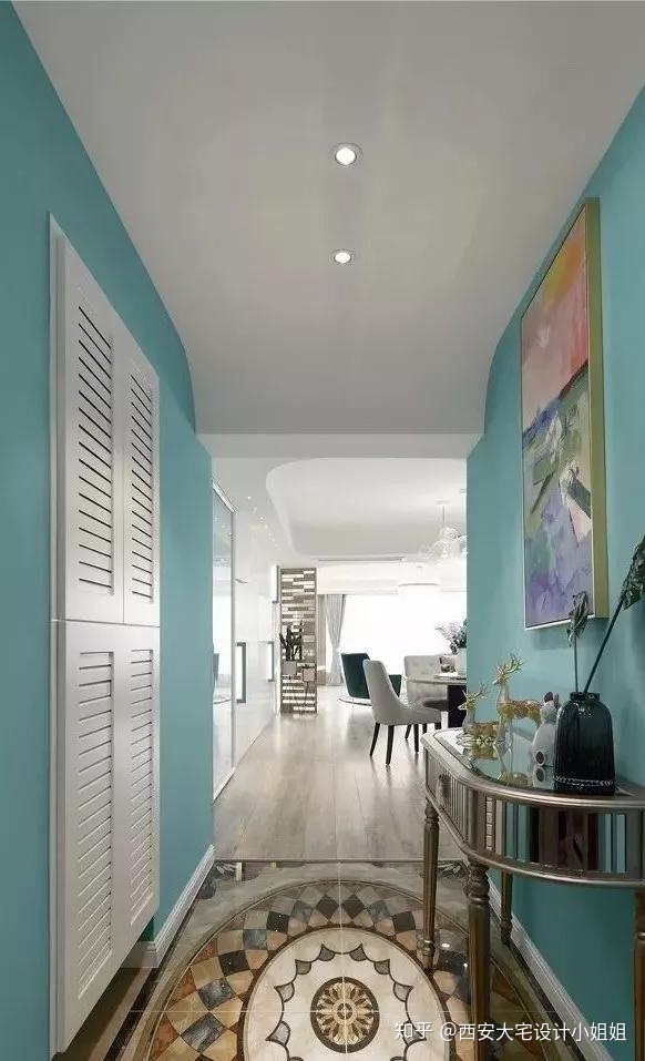 電梯入戶門廳裝修效果_門廳玄關裝修效果圖_門廳鞋柜玄關裝修效果圖大全